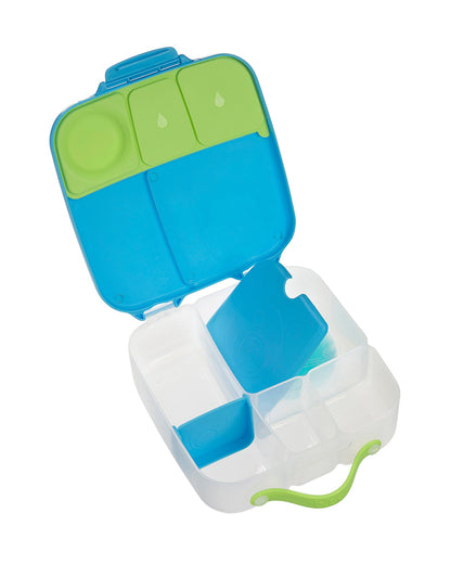 b.box Lunch Box-Leakproof-BPA Free-Ocean Breeze Blue-For Feeding Infants