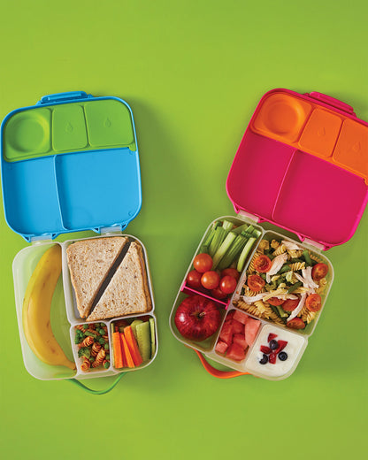b.box Lunch Box-Leakproof-BPA Free-Ocean Breeze Blue-For Feeding Infants