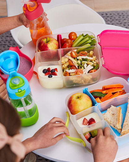 b.box Lunch Box-Leakproof-BPA Free-Ocean Breeze Blue-For Feeding Infants