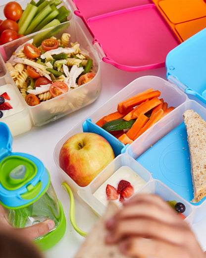 b.box Lunch Box-Leakproof-BPA Free-Ocean Breeze Blue-For Feeding Infants