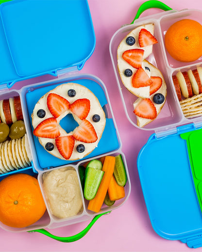 b.box Lunch Box-Leakproof-BPA Free-Ocean Breeze Blue-For Feeding Infants