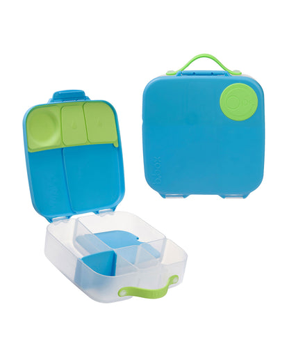 b.box Lunch Box-Leakproof-BPA Free-Ocean Breeze Blue-For Feeding Infants