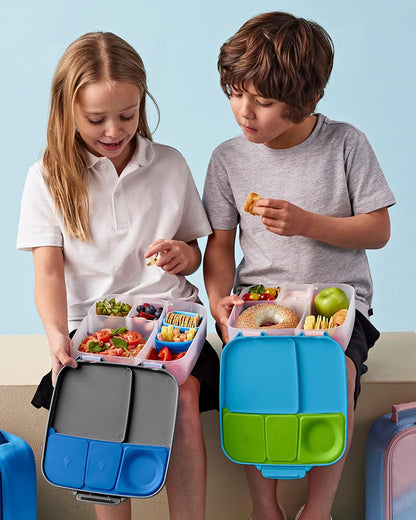 b.box Lunch Box-Leakproof-BPA Free-Ocean Breeze Blue-For Feeding Infants