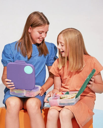 b.box Lunch Box-Leakproof-BPA Free-Emerald Forest Teal-For Feeding Infants