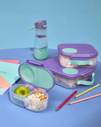 b.box Lunch Box-Leakproof-BPA Free-Lilac Pop Violet-For Feeding Infants