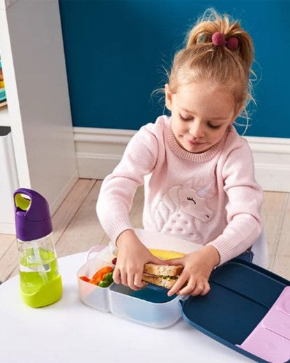 b.box Lunch Box-Leakproof-BPA Free-Emerald Forest Teal-For Feeding Infants