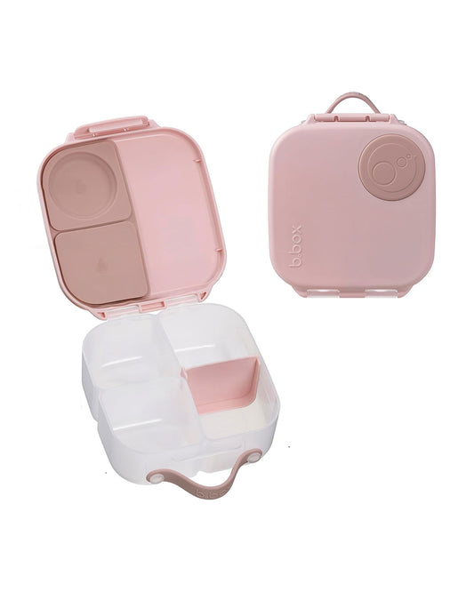 b.box Mini Lunch Box-Leak Proof-Removable Divider-Blush Crush Peach-For Feeding Infants