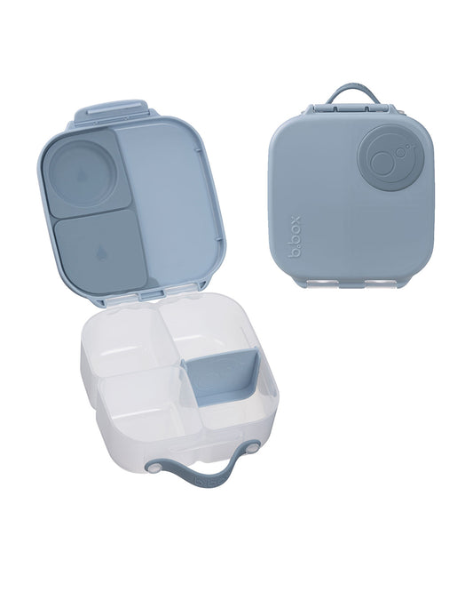 b.box Mini Lunch Box-Leak Proof-Removable Divider-Chill Out Blue-For Feeding Infants