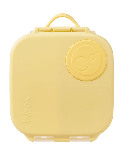 b.box Mini Lunch Box-Leak Proof-Removable Divider-Lemon Twist Yellow-For Feeding Infants