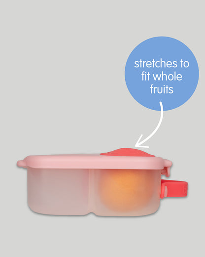 b.box Mini Lunch Box-Leak Proof-Removable Divider-Lemon Twist Yellow-For Feeding Infants