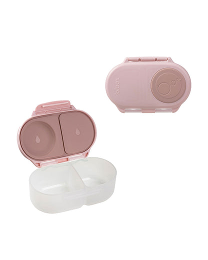b.box Snack Box-Leakproof & Microwave Safe-Blush Crush Pink-For Feeding Infants
