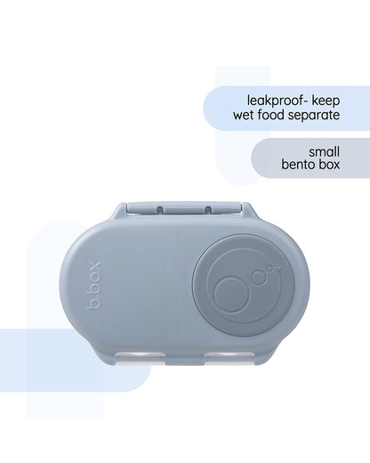 b.box Snack Box-Leakproof & Microwave Safe-Chill Out Blue-For Feeding Infants