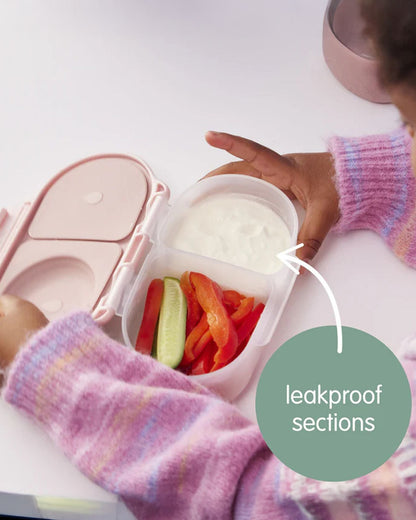 b.box Snack Box-Leakproof & Microwave Safe-Chill Out Blue-For Feeding Infants