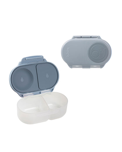 b.box Snack Box-Leakproof & Microwave Safe-Chill Out Blue-For Feeding Infants