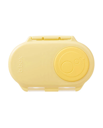b.box Snack Box-Leakproof & Microwave Safe-Lemon Twist Yellow-For Feeding Infants