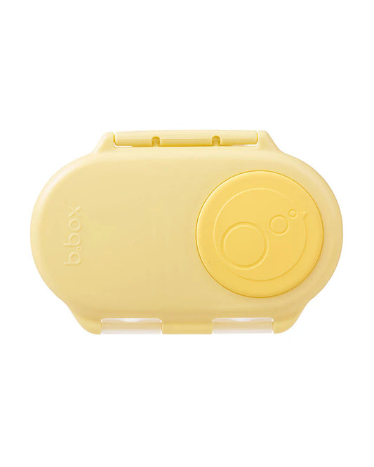 b.box Snack Box-Leakproof & Microwave Safe-Lemon Twist Yellow-For Feeding Infants