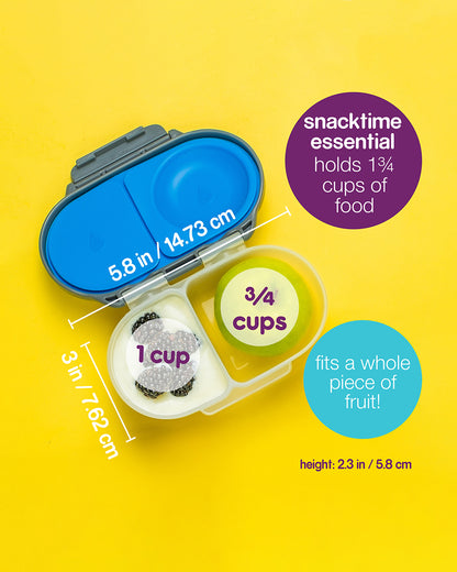 b.box Snack Box-Leakproof & Microwave Safe-Lemon Twist Yellow-For Feeding Infants