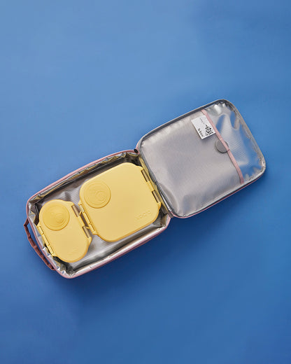 b.box Snack Box-Leakproof & Microwave Safe-Lemon Twist Yellow-For Feeding Infants