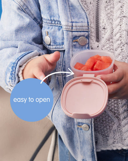 b.box Snack Tub-Food Jar-Leakproof-Microwave Safe- BPA Free-Forest Green