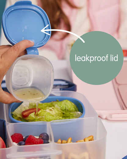 b.box Snack Tub-Food Jar-Leakproof-Microwave Safe- BPA Free-Forest Green