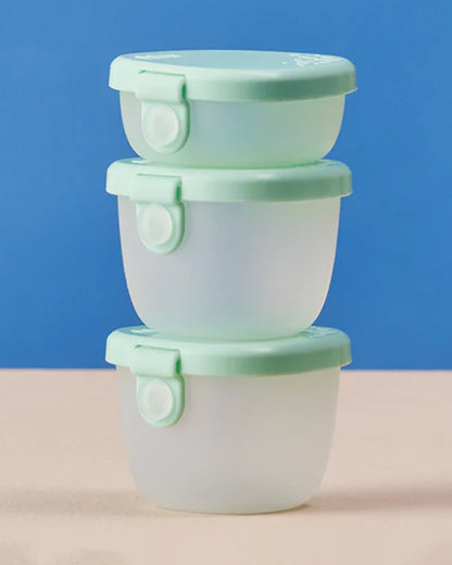 b.box Snack Tub-Food Jar-Leakproof-Microwave Safe- BPA Free-Forest Green