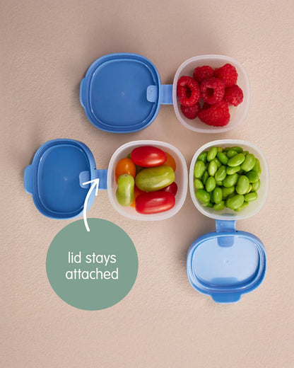 b.box Snack Tub-Food Jar-Leakproof-Microwave Safe- BPA Free-Ocean Blue