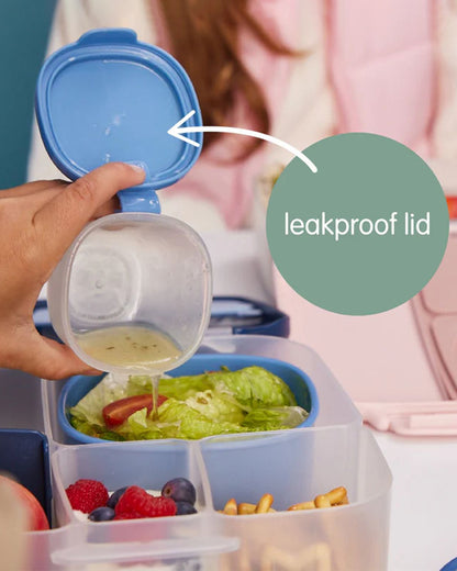 b.box Snack Tub-Food Jar-Leakproof-Microwave Safe- BPA Free-Ocean Blue