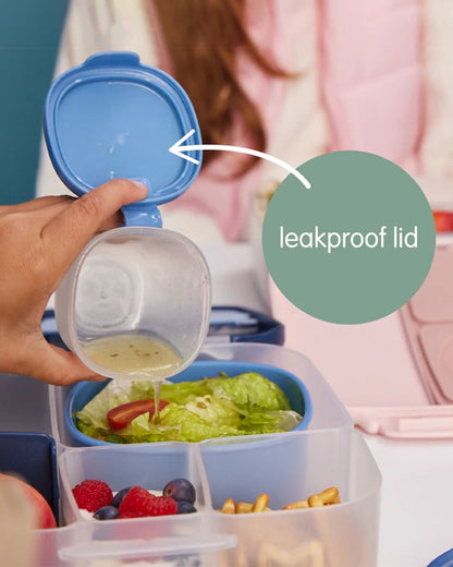 b.box Snack Tub-Food Jar-Leakproof-Microwave Safe- BPA Free-Berry Pink