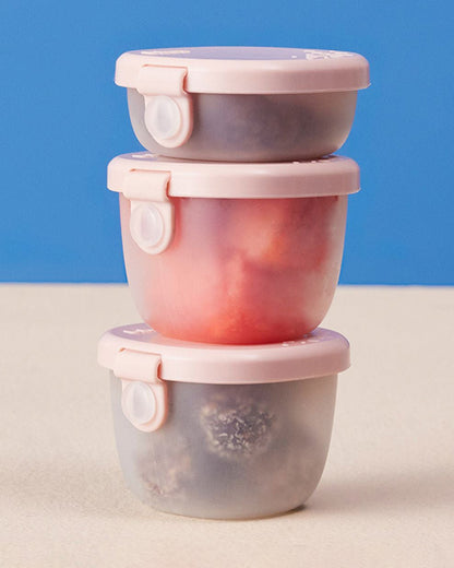 b.box Snack Tub-Food Jar-Leakproof-Microwave Safe- BPA Free-Berry Pink