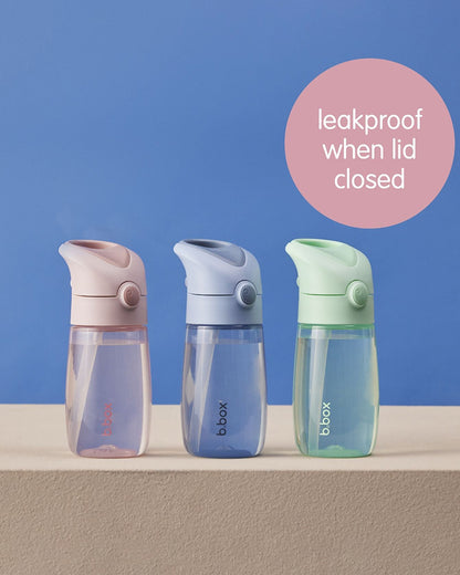 b.box Junior Straw Sipper-Leakproof-BPA Free-Spearmint-380 ML