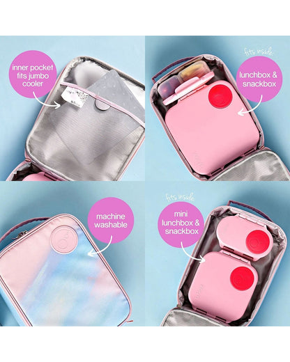 b.box Flexi Insulated Lunch Bag-Zip Closure-Carry Handle-Morning Sky Blue-For Feeding Infants