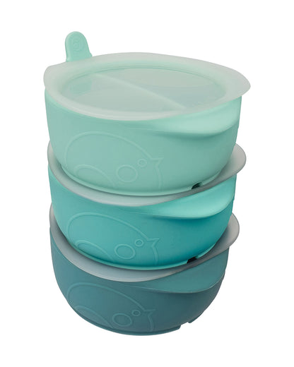 b.box Fill & Freeze Silicone Food Jar-Microwave & Freezer Safe-Pack of 3-For Feeding Infants