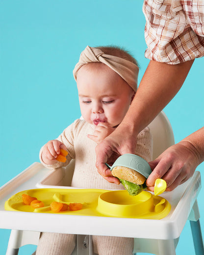 b.box Fill & Freeze Silicone Food Jar-Microwave & Freezer Safe-Pack of 3-For Feeding Infants