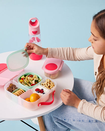 b.box Lunch Tub-Microwave Safe-BPA Free-Berry Peach-Lunch Box-For Feeding Infants