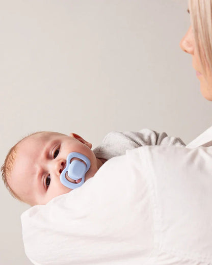 b.box Pacifier Intuitive Symmetrical Silicone Teat-Pack of 2-Ocean & Sky