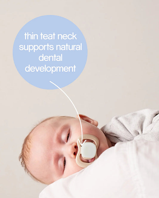 b.box Pacifier Intuitive Symmetrical Silicone Teat-Pack of 2-Ocean & Sky