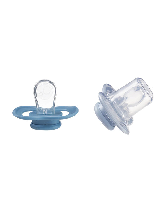 b.box Pacifier Intuitive Symmetrical Silicone Teat-Pack of 2-Ocean & Sky