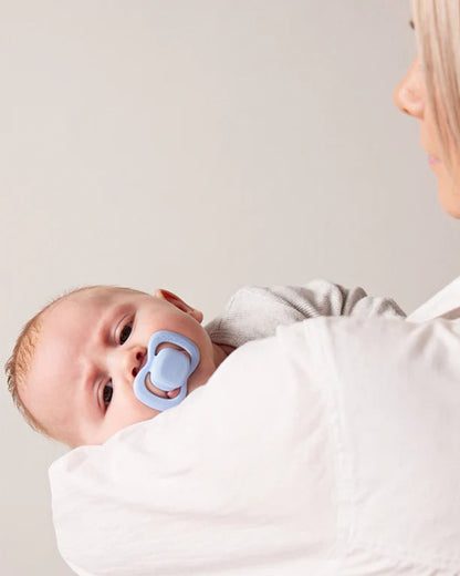 b.box Pacifier Intuitive Symmetrical Silicone Teat-Pack of 2-Sage & Vanilla