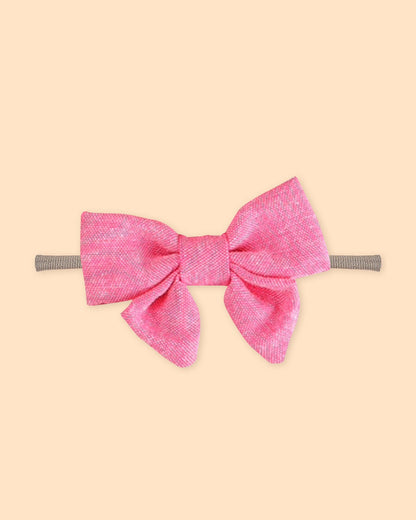 Polka Tots Multidesign Headband Set-Solid-Cotton-Pack of 10-For Infants