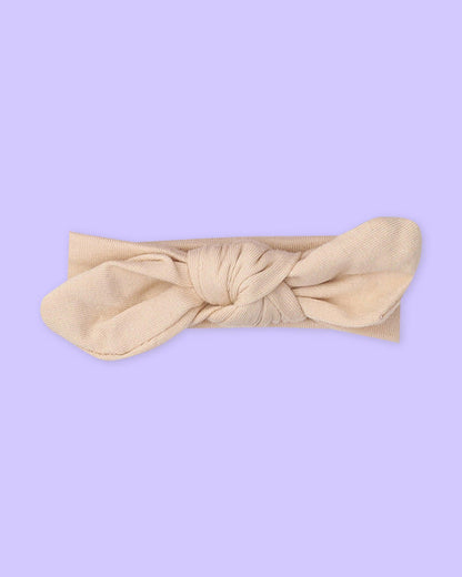 Polka Tots Red, White & Cream Headband Set-Printed-Cotton-Pack of 3-For Infants