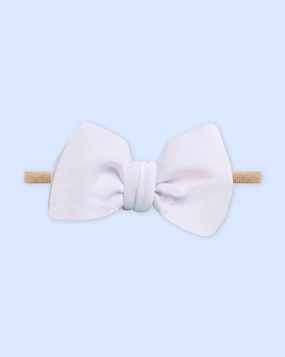 Polka Tots Pink & White Headband Set-Solid-Cotton-Pack of 3-For Infants