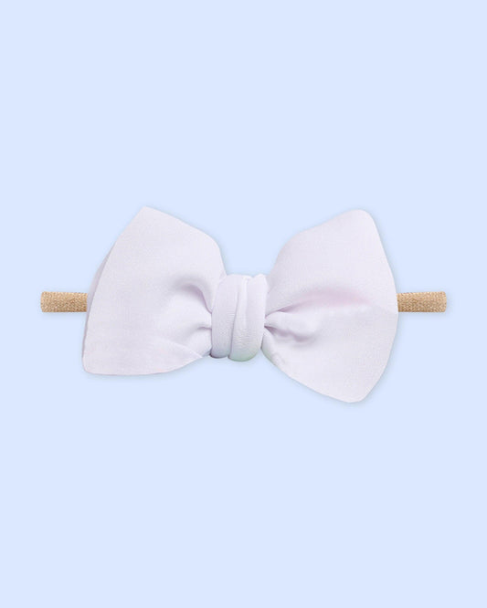 Polka Tots Pink & White Headband Set-Solid-Cotton-Pack of 3-For Infants