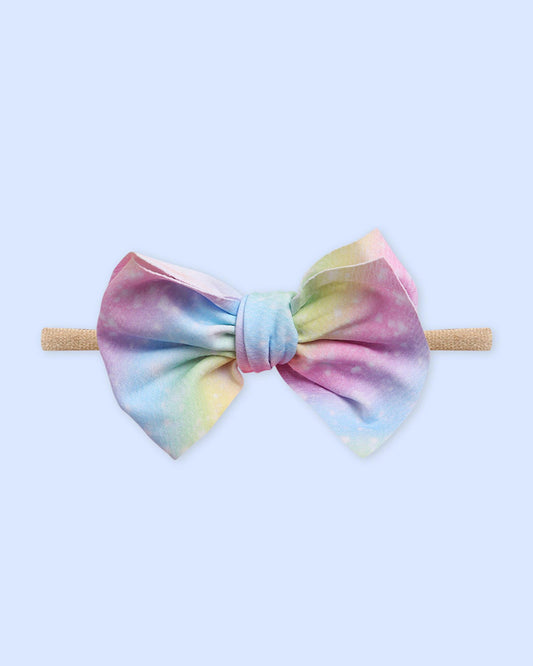 Polka Tots Pink & White Headband Set-Solid-Cotton-Pack of 3-For Infants