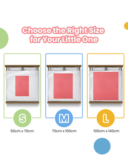 nuluv Mattress Protector-Ultra-Absorbent & Wrinkle free-100% Leak-Proof with Overnight Protection-Peach-For Infants