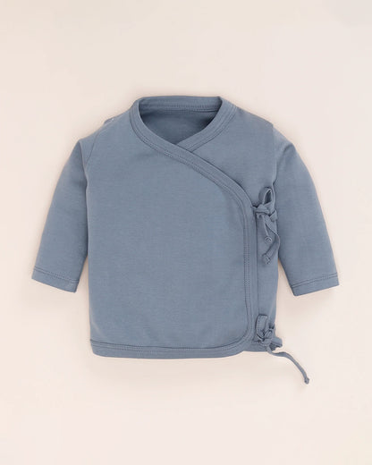 Cot & Candy Baby Aqua Jhabla-Solid-Organic Cotton-For Infants