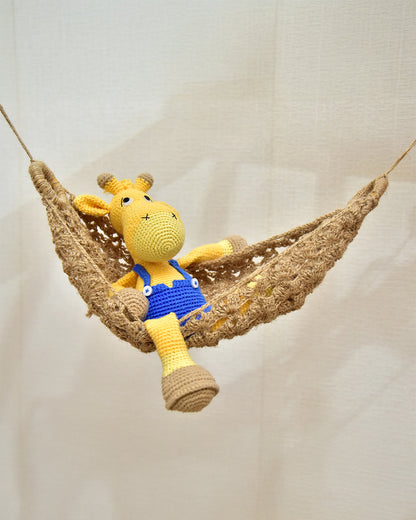 Happy Threads Alex Giraffe Soft Toy-Easily Washable-Plush Cuddly Toy For Newborn