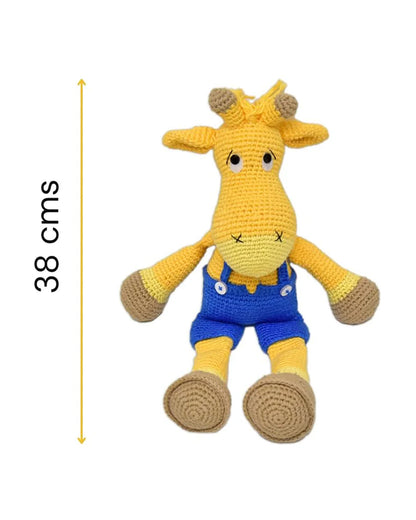 Happy Threads Alex Giraffe Soft Toy-Easily Washable-Plush Cuddly Toy For Newborn