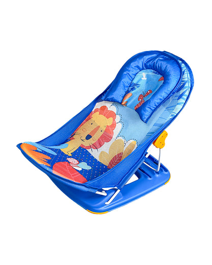 Mastela Deluxe Baby Bather-With 3 Position Recline & Padded Head Rest-0 to 6M-Turtle & Fish