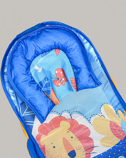 Mastela Deluxe Baby Bather-With 3 Position Recline & Padded Head Rest-0 to 6M-Turtle & Fish