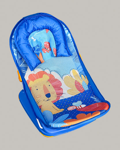 Mastela Deluxe Baby Bather-With 3 Position Recline & Padded Head Rest-0 to 6M-Turtle & Fish